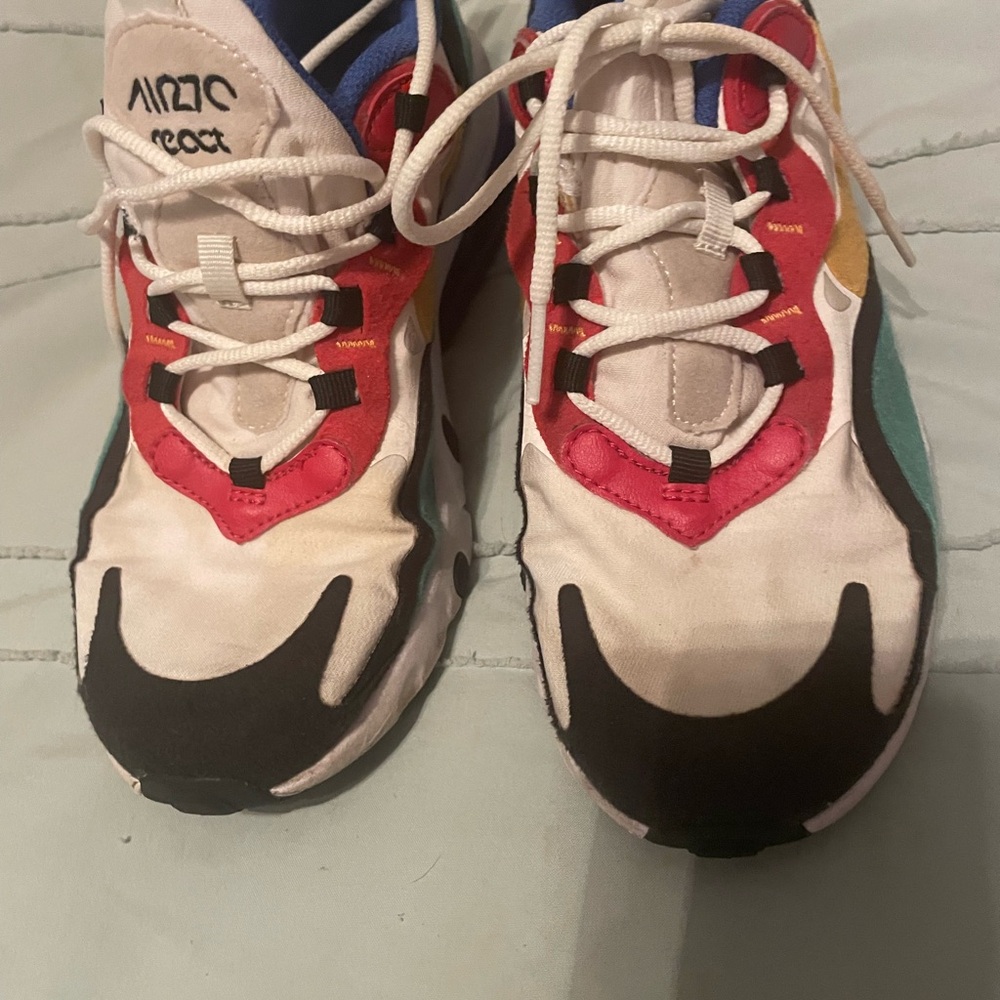 Nike Blue and Red Sneakers